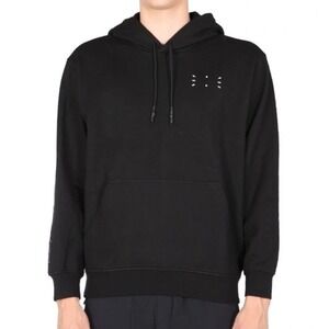 McQ Alexander McQueen Black Logo Applique Men’s Pullover Hoodie Size M